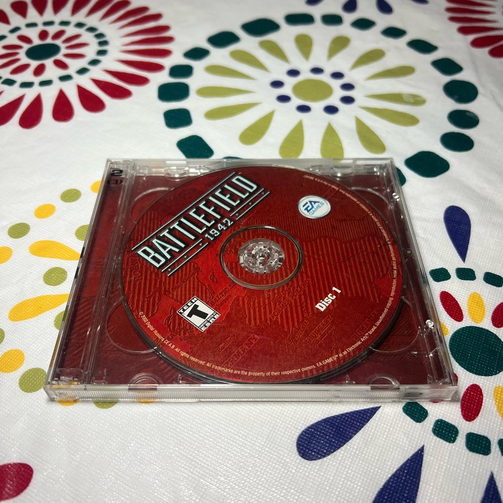Battlefield 1942 PC Game 2 Disc Set 2002 EA Games
